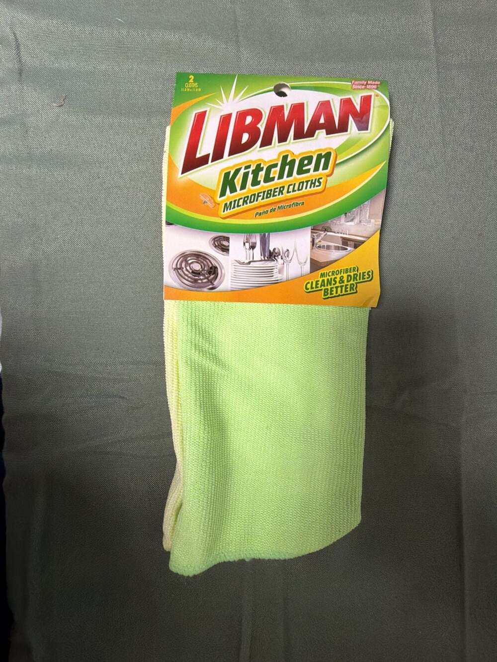 Libman Kitchen Microfiber Cloths 2-Pack Model #00322